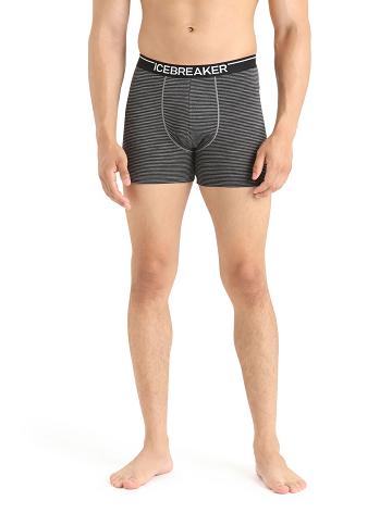 Gritstone Heather Icebreaker Merino Anatomica Boxers Men's Underwear | AU 1314WNBY